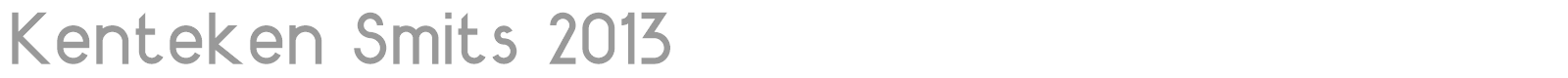 Kenteken Smits font preview